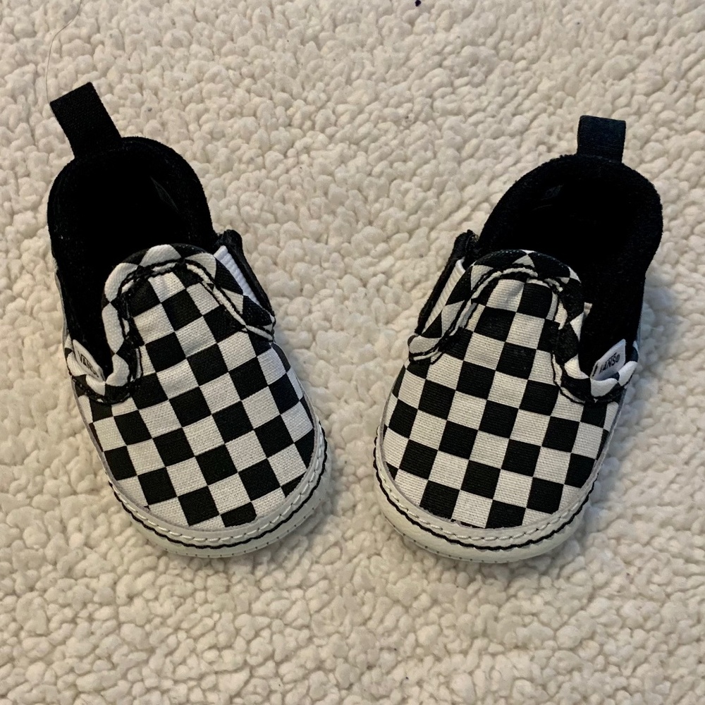 Vans- Size 1 Crib Shoes- Never Used